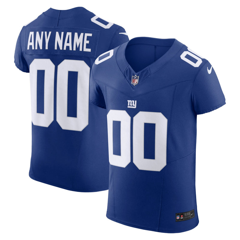 New York Giants Nike Royal Vapor F.U.S.E. Elite Custom Jersey