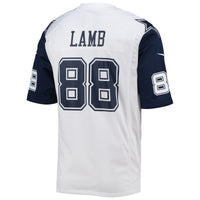 Dallas Cowboys CeeDee Lamb Nike White Alternate Game Team Jersey