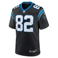 Carolina Panthers Tommy Tremble Nike Black Team Game Jersey