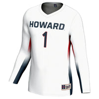 #1 Howard Bison GameDay Greats Lightweight Volleyball Jersey - White