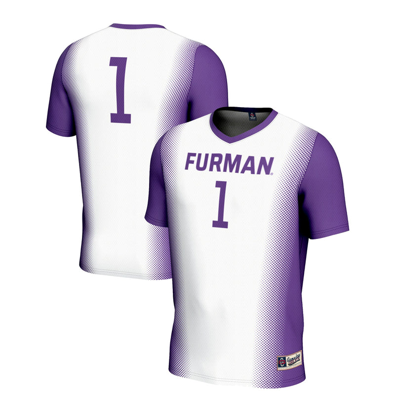 #1 Furman Paladins GameDay Greats Lightweight Soccer Jersey - White