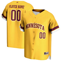 Minnesota Golden Gophers GameDay Greats NIL Pick-A-Player Lightweight Baseball Jersey - Gold