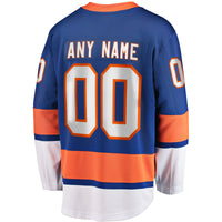 New York Islanders Fanatics Blue Home Breakaway Custom Jersey