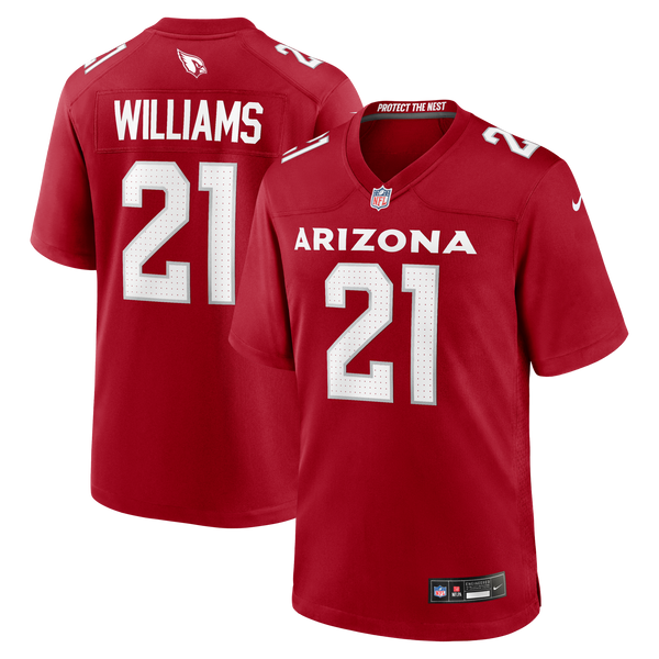 Arizona Cardinals Garrett Williams Nike Cardinal Game Jersey