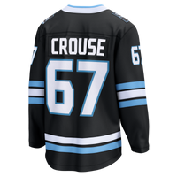 Utah Mammoth Lawson Crouse Fanatics Black Home Breakaway Player Jersey