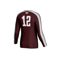 Texas A&M Aggies GameDay Greats #12 Lightweight Volleyball Fashion Jersey - Maroon