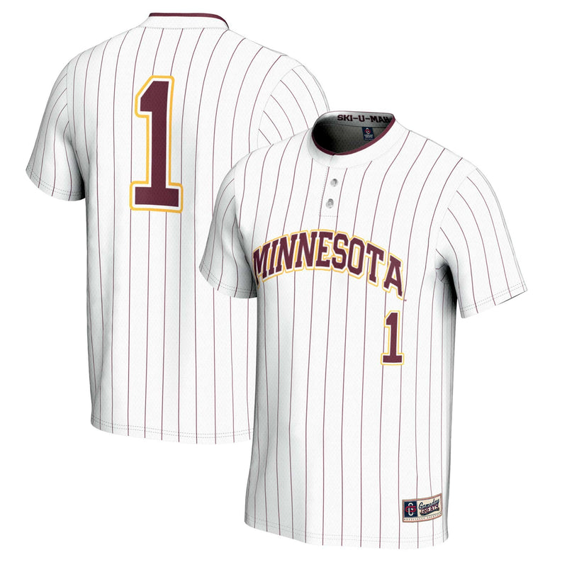 #1 Minnesota Golden Gophers GameDay Greats Lightweight Softball Jersey - White