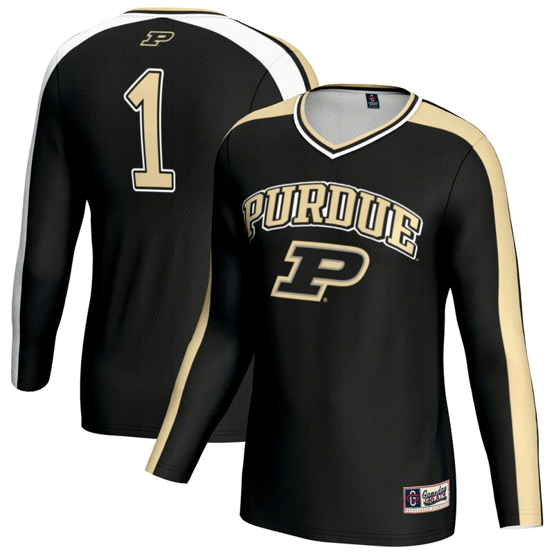 Purdue Boilermakers GameDay Greats #1 Lightweight Volleyball Fashion Jersey - Black