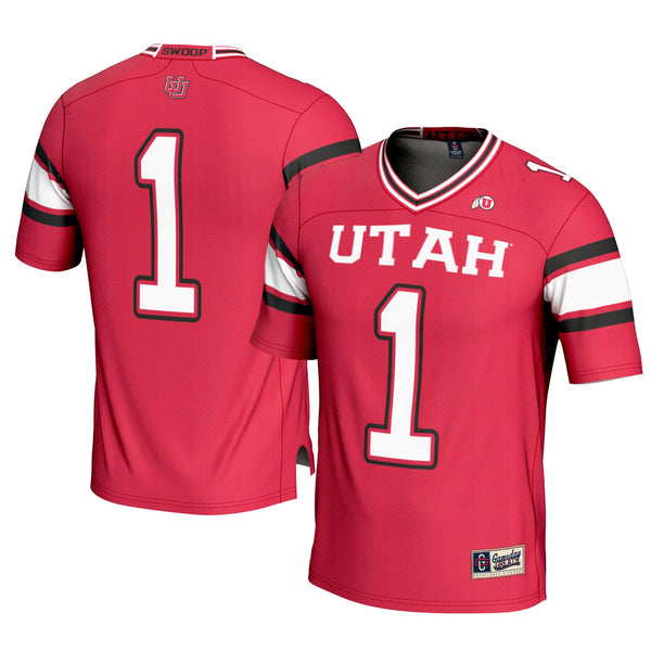 #1 Utah Utes GameDay Greats Football Jersey - Cardinal