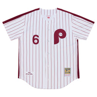 Philadelphia Phillies Jimmy Rollins Mitchell & Ness White 2003 Cooperstown Collection Authentic Jersey