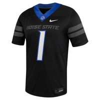 #1 Boise State Broncos Nike Untouchable Football Jersey - Black