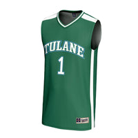 #1 Tulane Green Wave GameDay Greats Lightweight Collegiate Basketball Fashion Jersey - Green