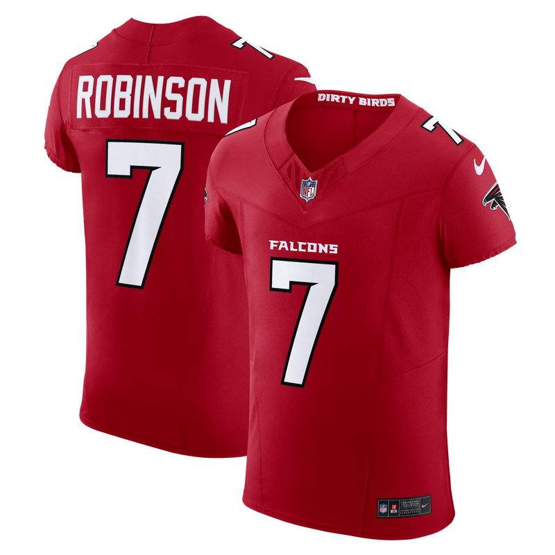 Atlanta Falcons Bijan Robinson Nike Red Team Vapor F.U.S.E. Elite Jersey