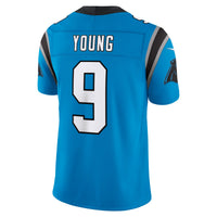 Carolina Panthers Bryce Young Nike Blue Alternate Vapor F.U.S.E. Stitched Limited Jersey