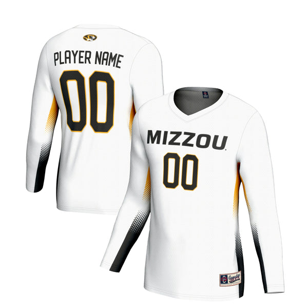 Missouri Tigers GameDay Greats NIL Pick-A-Player Lightweight Volleyball Jersey – White