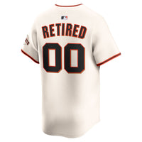 San Francisco Giants Nike Cream Home Limited Pick-A-Player Retired Roster Jersey