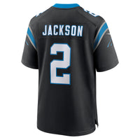 Carolina Panthers Mike Jackson Nike Black Game Jersey