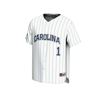 #1 North Carolina Tar Heels GameDay Greats Lightweight Baseball Fashion Jersey - White