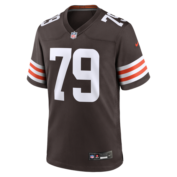 Cleveland Browns Dawand Jones Nike Brown Team Game Jersey