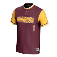 Minnesota Golden Gophers GameDay Greats Lightweight Collegiate Softball Fashion Jersey - Maroon