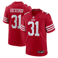 San Francisco 49ers Isaac Guerendo Nike Scarlet Game Jersey