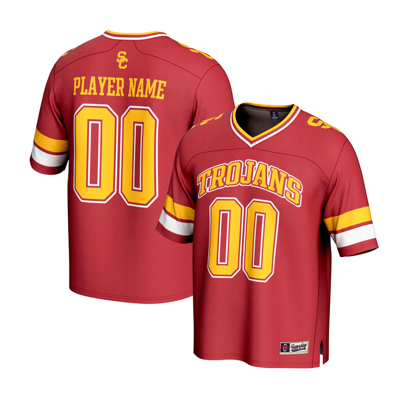 USC Trojans GameDay Greats NIL Pick-A-Player Lightweight Football Fashion Jersey - Cardinal
