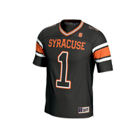 #1 Syracuse Orange GameDay Greats Lightweight Collegiate Football Fashion Jersey - Black