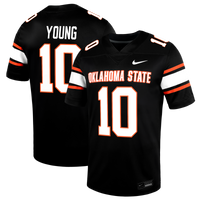 Wyatt Young Oklahoma State Cowboys Nike Alternate Game Jersey - Black