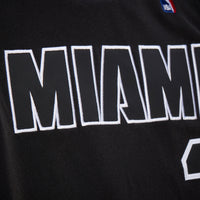 Miami Heat Mitchell & Ness Dwyane Wade 2011 Dark Alternate Authentic Jersey - Black