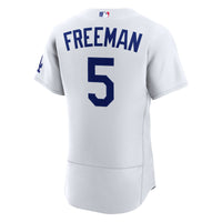 Los Angeles Dodgers Freddie Freeman Nike White Home Authentic Jersey