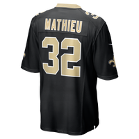 New Orleans Saints Tyrann Mathieu Nike Black Game Jersey