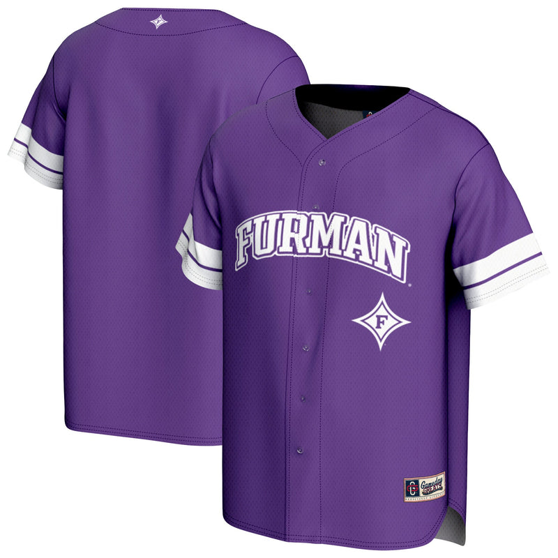 Furman Paladins GameDay Greats Spirit Baseball Jersey - Purple