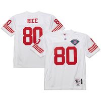 San Francisco 49ers 1994 Jerry Rice Mitchell & Ness White Authentic Throwback Retired Player Jersey