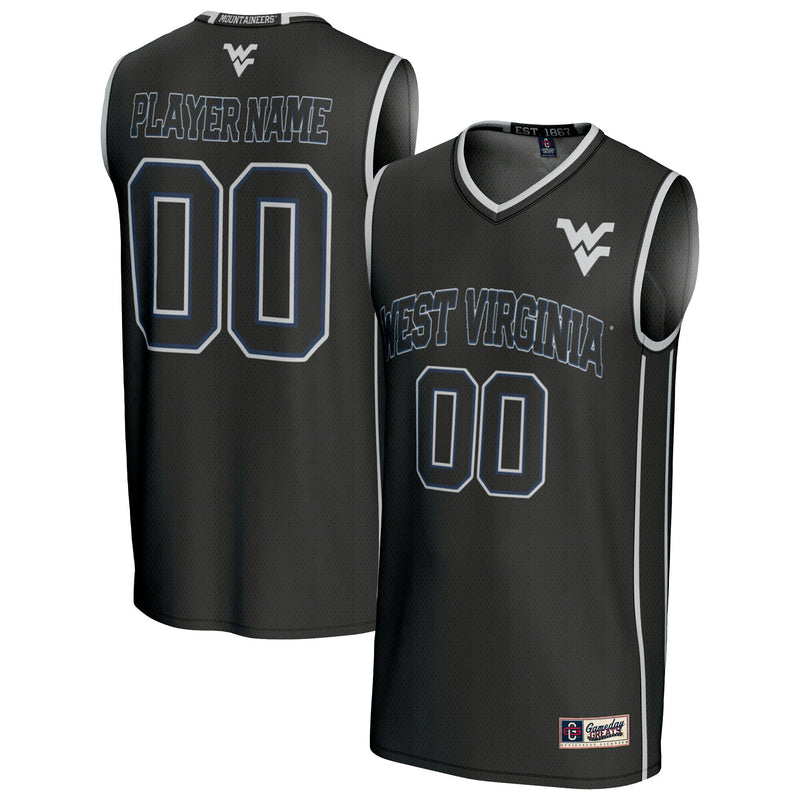 West Virginia Mountaineers GameDay Greats Lightweight Collegiate Basketball NIL Pick-A-Player Fashion Jersey - Black