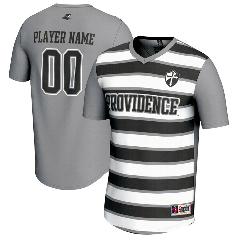 Providence Friars GameDay Greats Collegiate Soccer NIL Pick-A-Player Fashion Jersey - Silver/Black