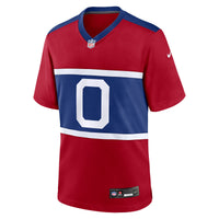 New York Giants Brian Burns Nike Century Red Alternate Game Jersey