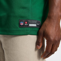 New York Jets Garrett Wilson Nike Legacy Green Team Vapor F.U.S.E. Stitched Limited Jersey