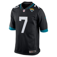 Jacksonville Jaguars Byron Leftwich Nike Black Retired Player Alternate Game Jersey