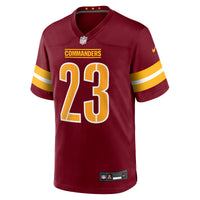Washington Commanders Trey Amos Nike Burgundy Team Game Jersey