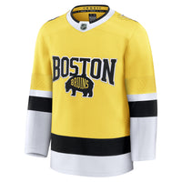 Boston Bruins Fanatics Gold 2026 NHL Stadium Series Premium Jersey