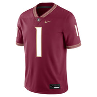 #1 Florida State Seminoles Nike Game Jersey - Garnet
