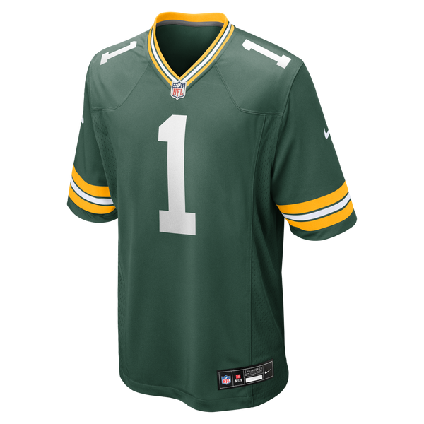 Green Bay Packers Number 1 Dad Nike Green Game Jersey