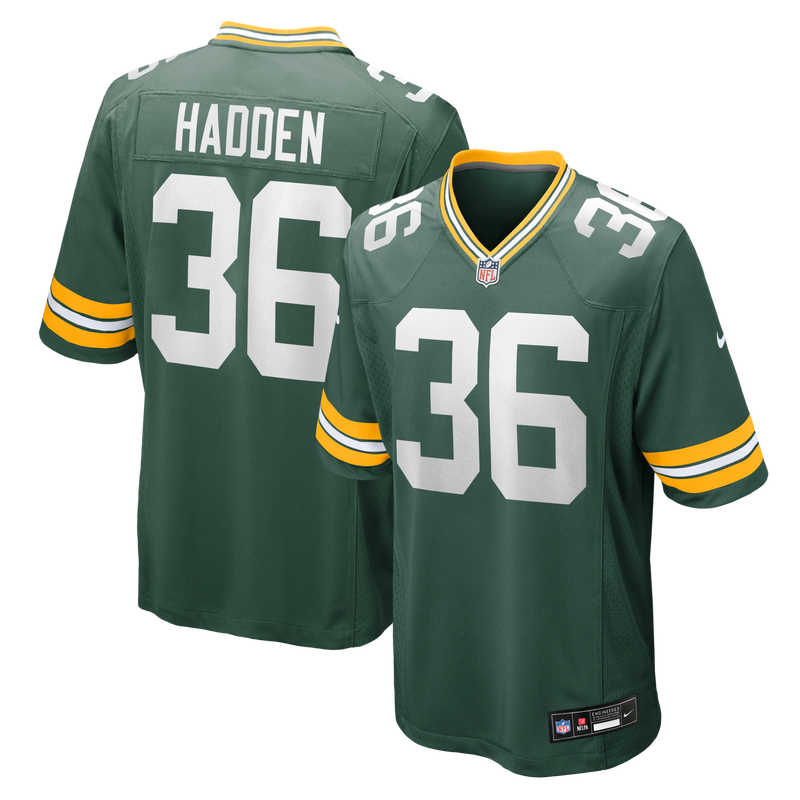 Green Bay Packers Kamal Hadden Nike Green Team Game Jersey