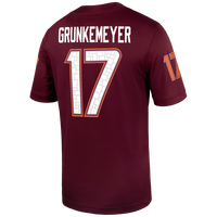Ethan Grunkemeyer Virginia Tech Hokies Nike Home Game Jersey - Maroon