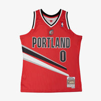 Portland Trail Blazers Mitchell & Ness Damian Lillard 2012 Alternate Jersey - University Red