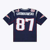 New England Patriots Rob Gronkowski Mitchell & Ness Navy Big & Tall 2010 Legacy Retired Player Jersey