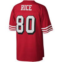San Francisco 49ers Jerry Rice Mitchell & Ness Scarlet Legacy Replica Jersey