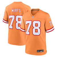 Tampa Bay Buccaneers Tristan Wirfs Nike Orange Alternate Game Jersey
