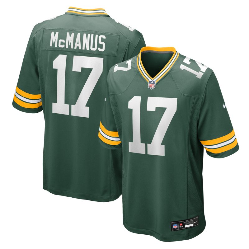 Green Bay Packers Brandon McManus Nike Green Team Game Jersey