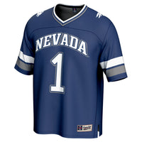 #1 Nevada Wolf Pack GameDay Greats Lightweight Collegiate Football Fashion Jersey - Navy